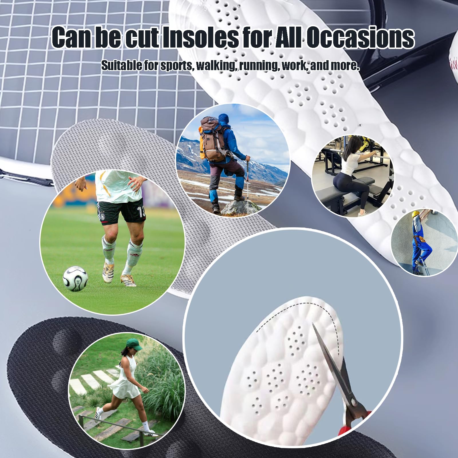 Canlaten·U trim-to-fit soft memory foam for precise sizing.