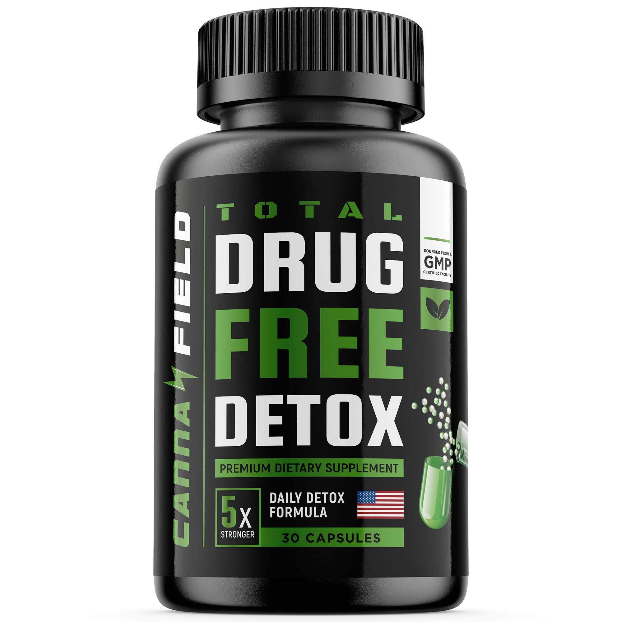 CANNA FIELD Detox bottle front for daily toxin support