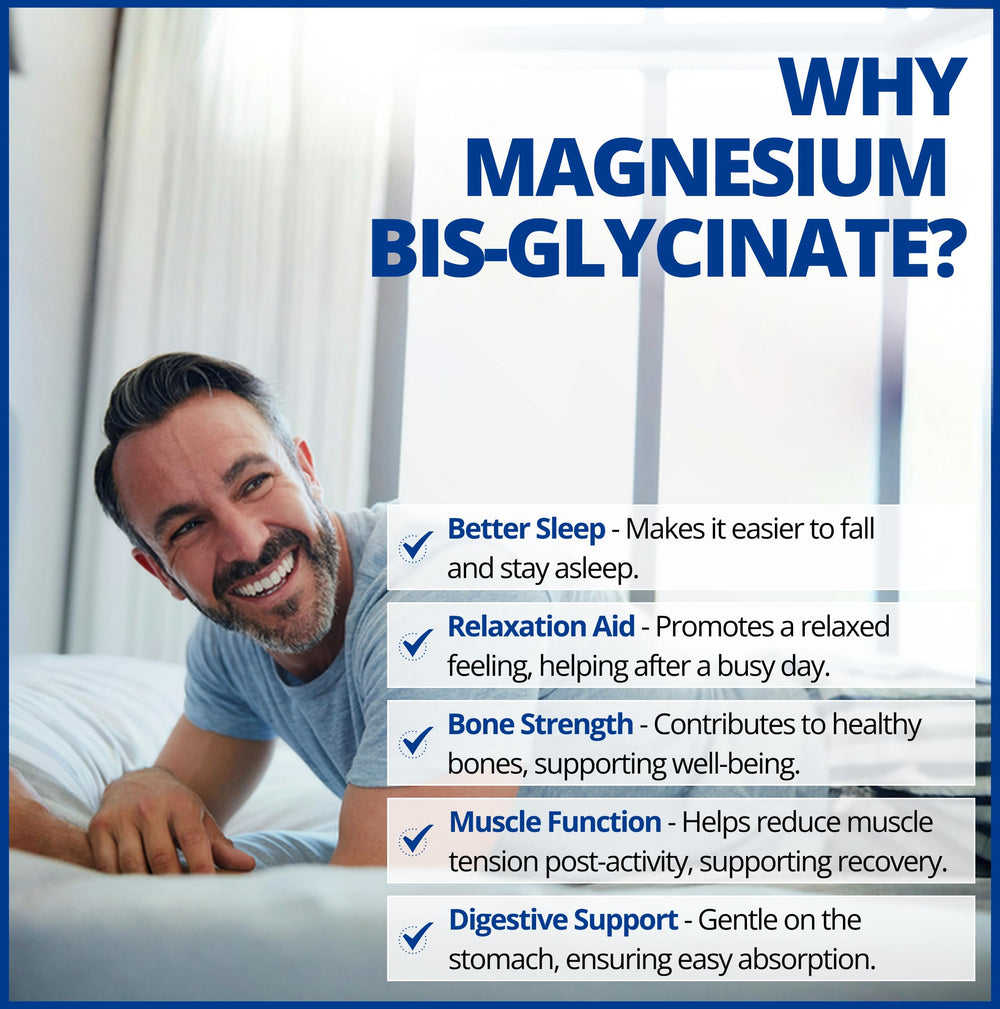 CanPrev Magnesium BisGlycinate 200mg supports an active lifestyle and muscle function.