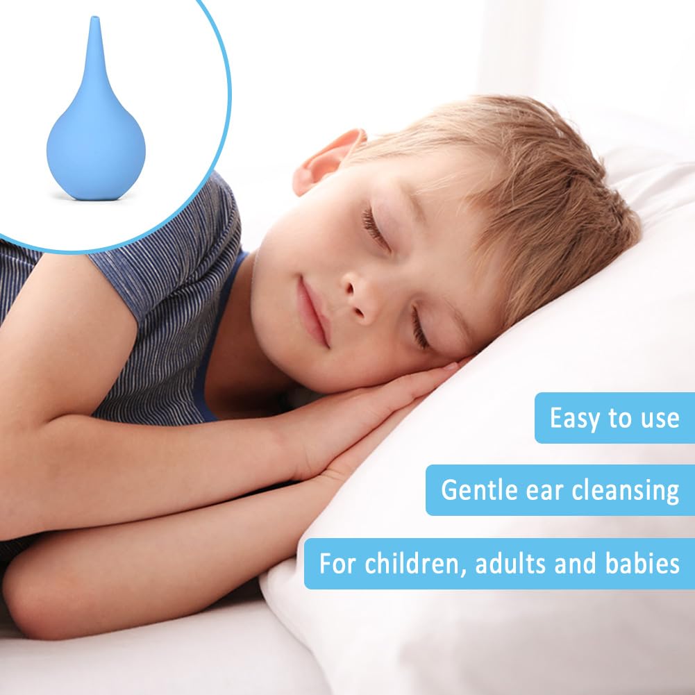 Canumer jeringa oreja adultos, limpieza suave para cuidado diario.