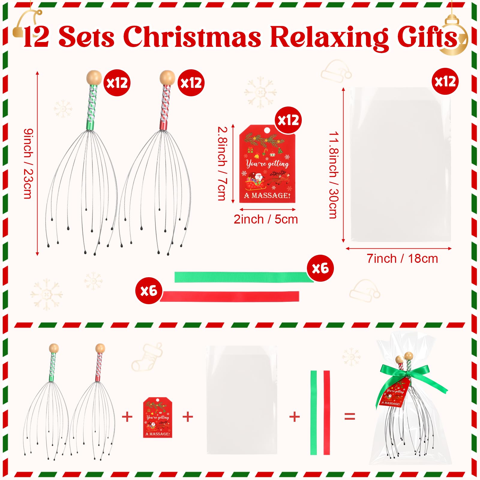 Capoda Christmas cards paired with massager gifts for the season