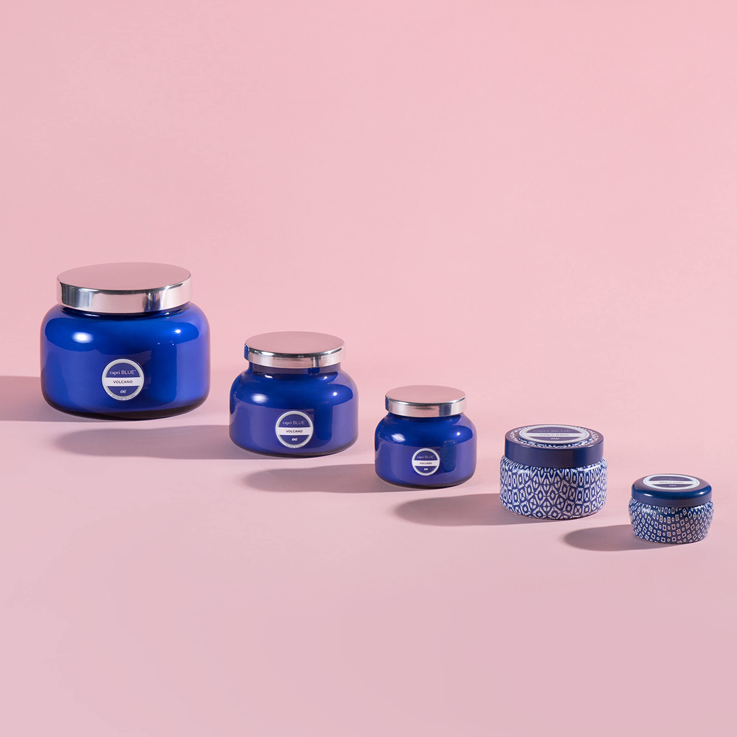 Capri Blue Volcano mini tin 3oz ideal for travel and testing scents.