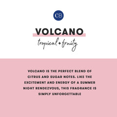 Capri Blue Volcano mini tin burn wick diffuses scent evenly.