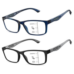 CARA OPTICAL progressive reading glasses TR90 frame closeup for ultra-light daily comfort.