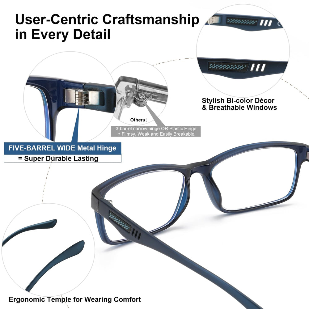 CARA Optical nose pad area highlighted for lightweight comfort