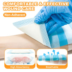 CARBOU 5-layer absorption dressing locks exudate away from the wound bed