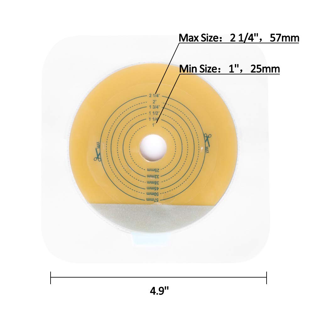 CARBOU skin barrier cut-to-fit with measurement guides for a precise fit.