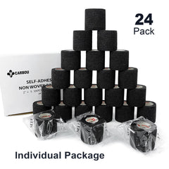 CARBOU bandage wrap tearable by hand design for quick application