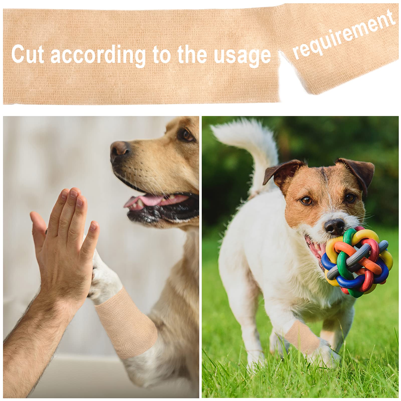 CARBOU bandage wrap for pets, versatile veterinary wrap usage