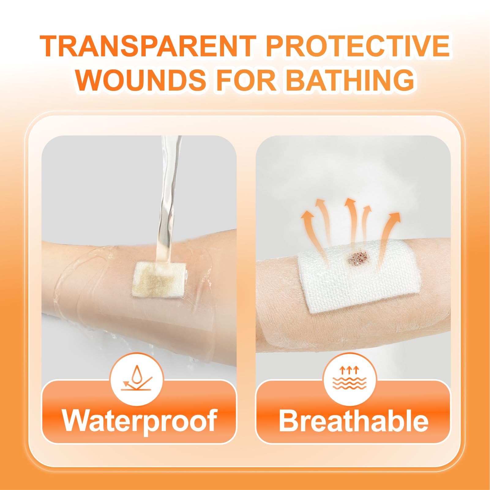 CARBOU easy-precut dressing simplifies application for quick first aid