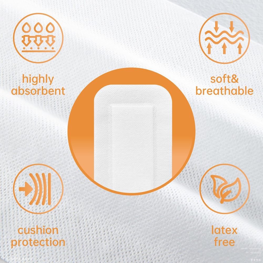 Carbou Island Dressing sterile peel-open packs for hygienic wound care.