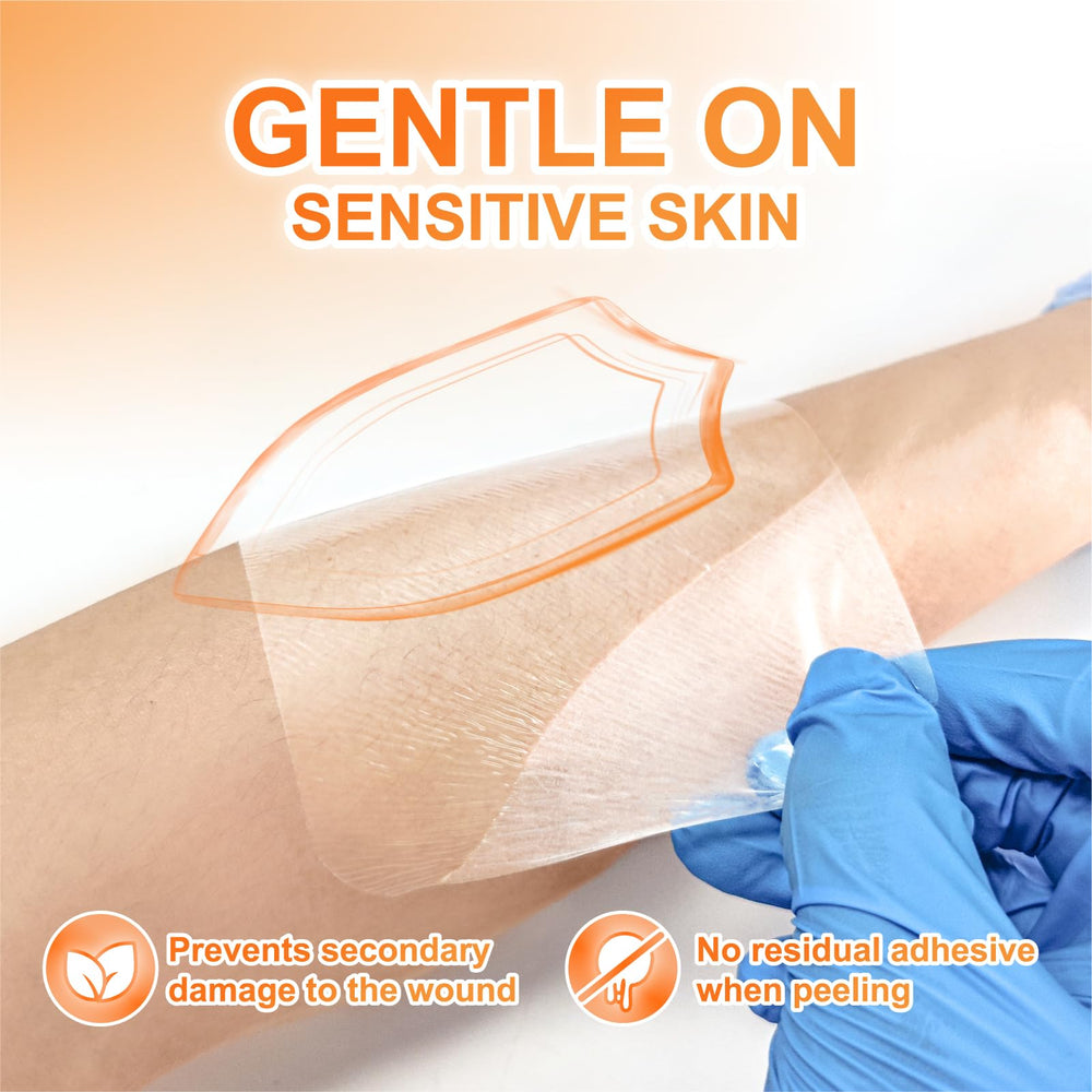 CARBOU latex-free hypoallergenic adhesive reduces irritation for delicate skin