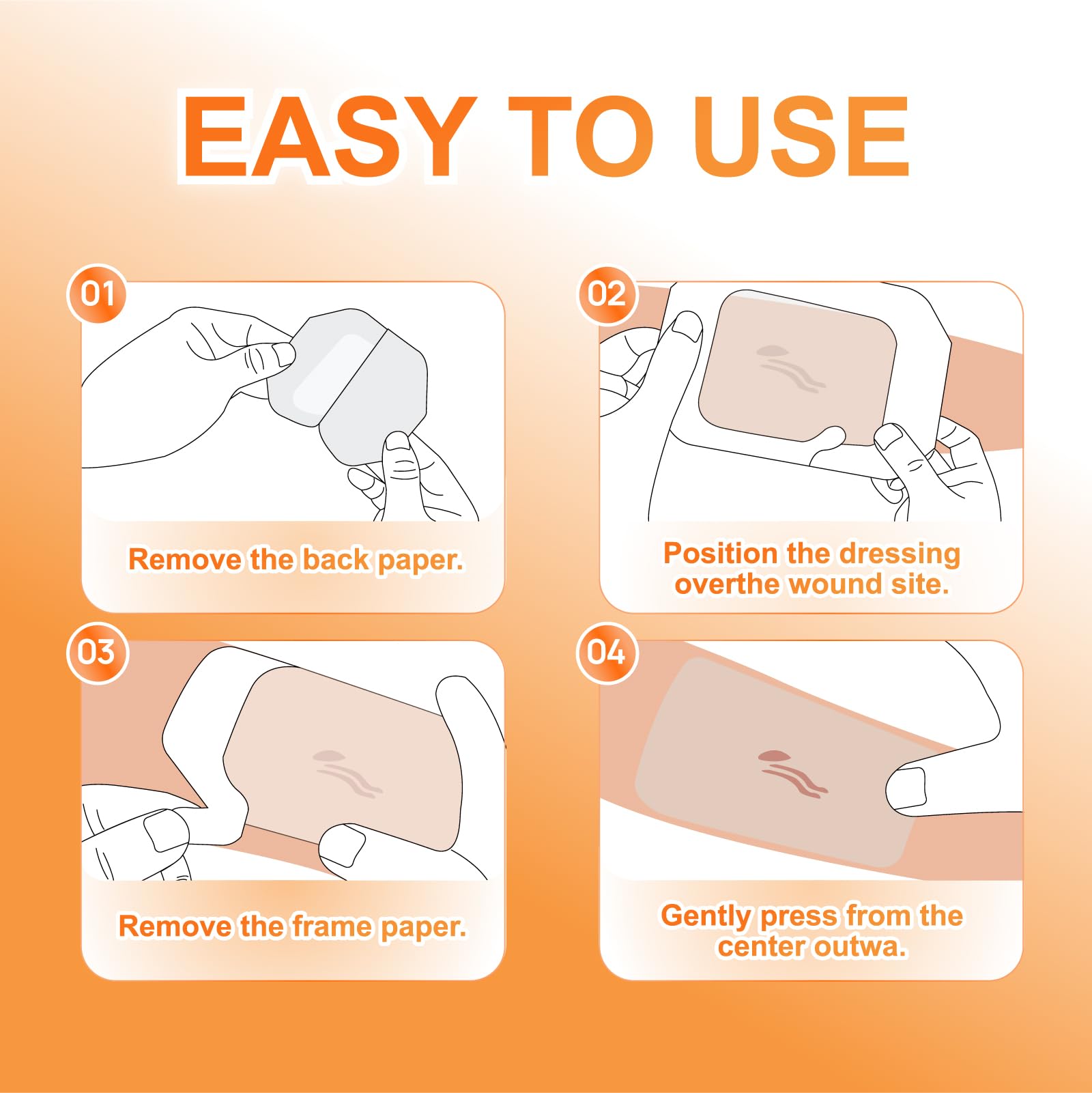 CARBOU soft conformable film fits body contours for comfortable wear