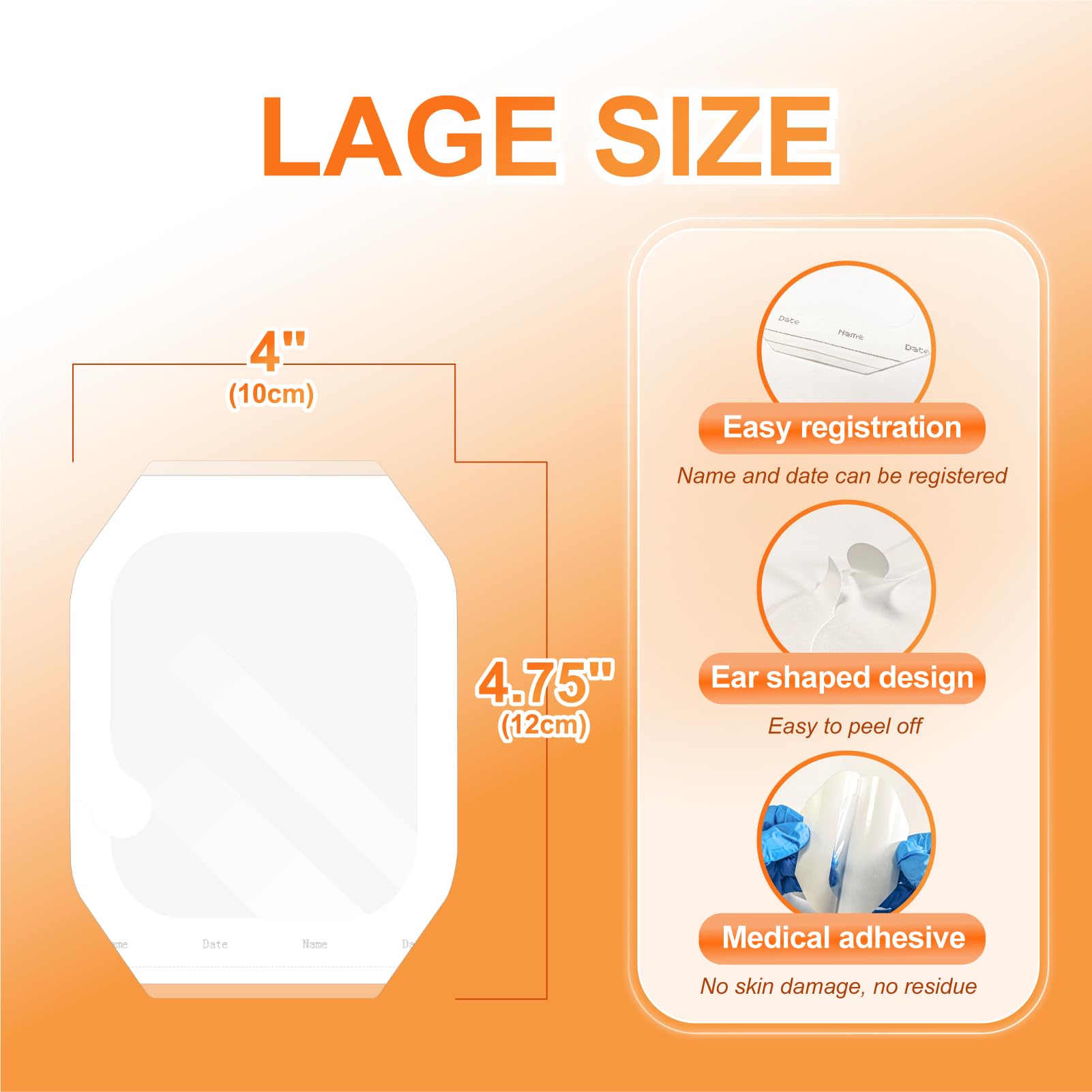 CARBOU waterproof wound bandage provides shower-safe protection while healing