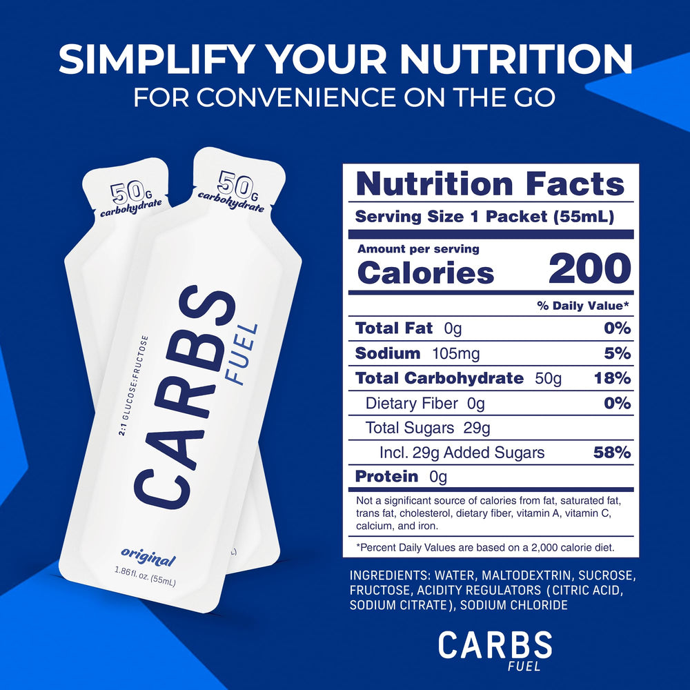 Endurance on-the-go with Carbs Fuel Original during activity