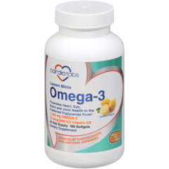 CardioTabs Lemon Minis bottle with easy-to-swallow softgels.