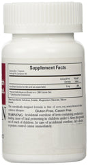Ferritin maximum absorption iron capsules close-up highlighting 5 mg per capsule
