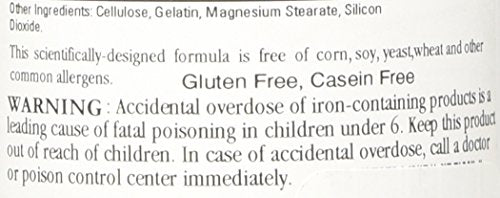 Box and packaging of Ferritin maximum absorption iron supplement