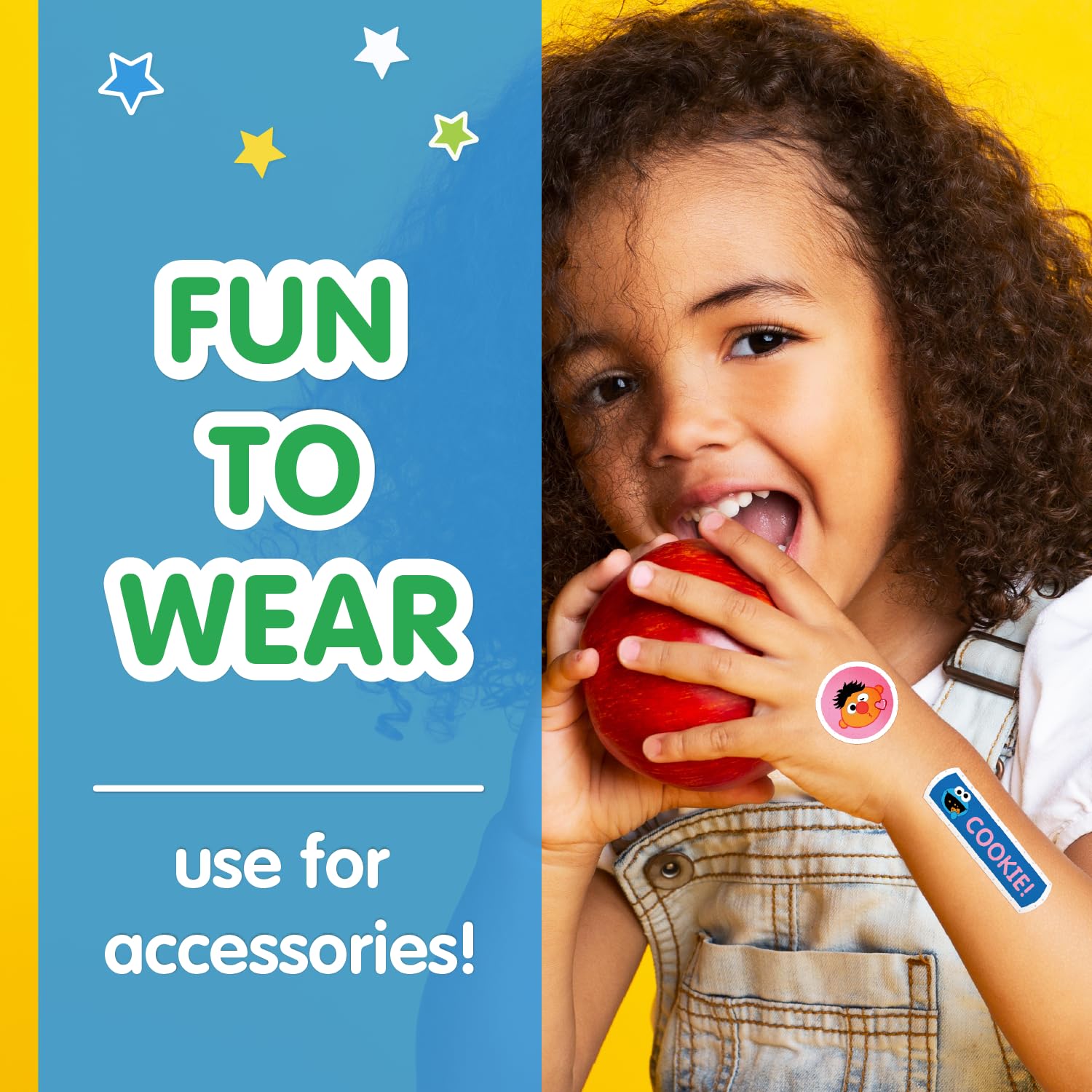 Birthdays and party favors feature CARE BAND Sesame Street bandages