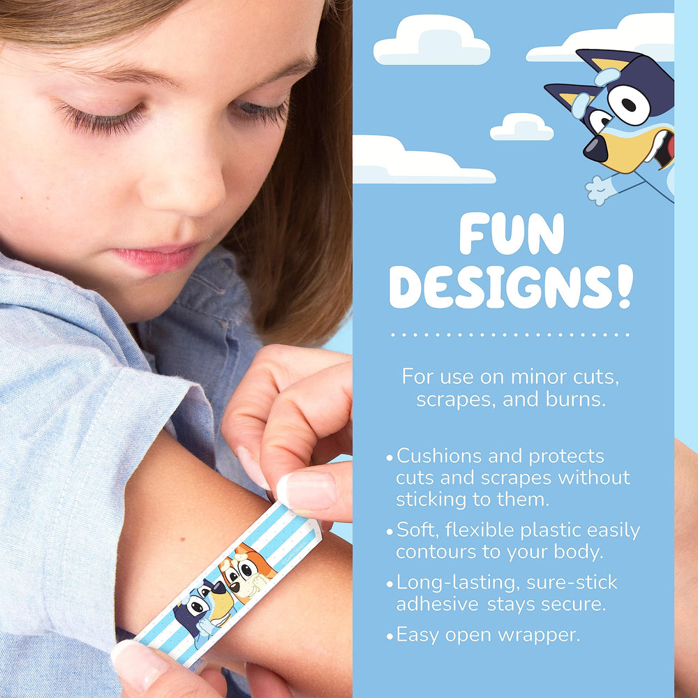 CARE BAND Bluey Bandages wear like stickers for fun, kid-friendly application