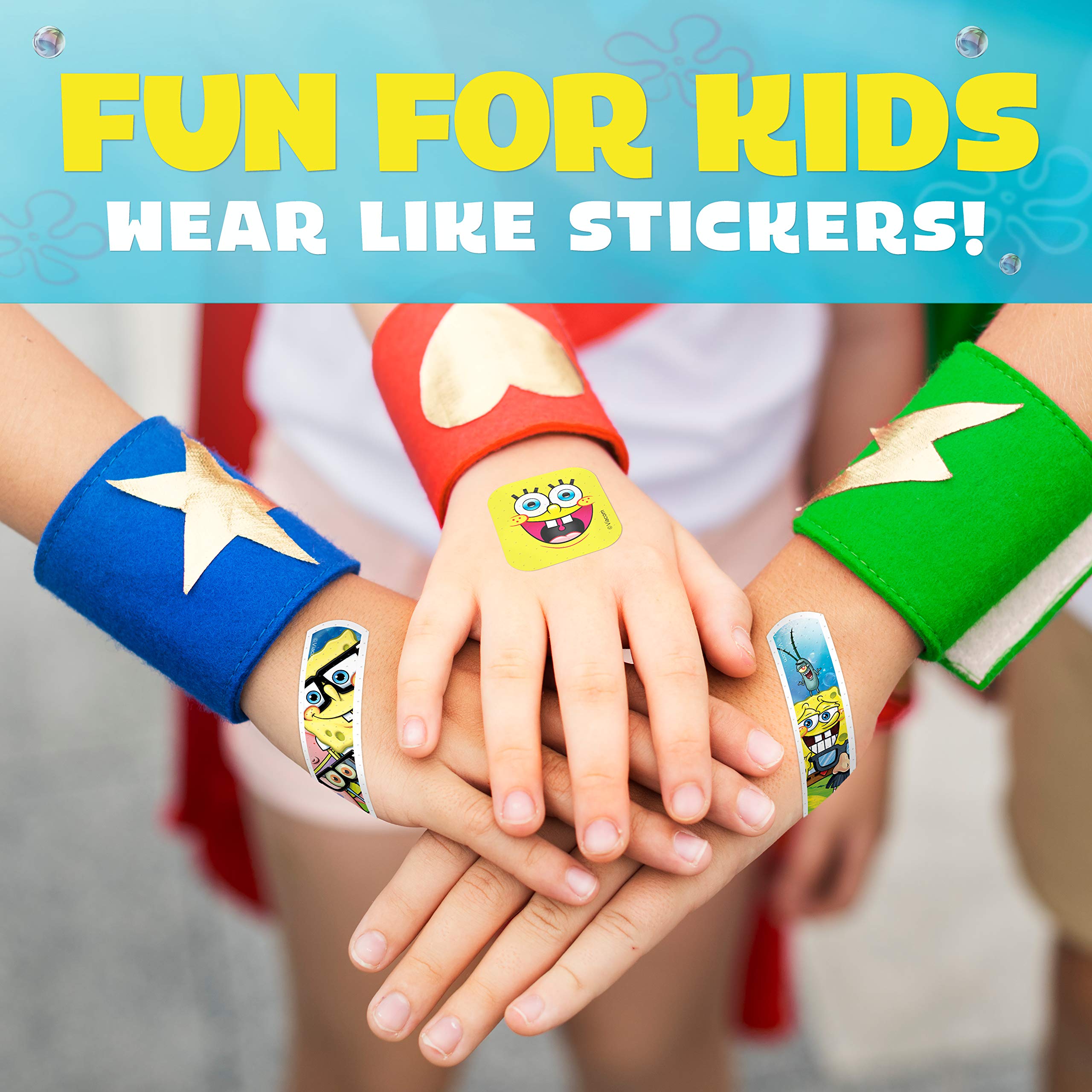 Care Band curitas-spongebob-ninos-100ct práctico paquete para botiquín