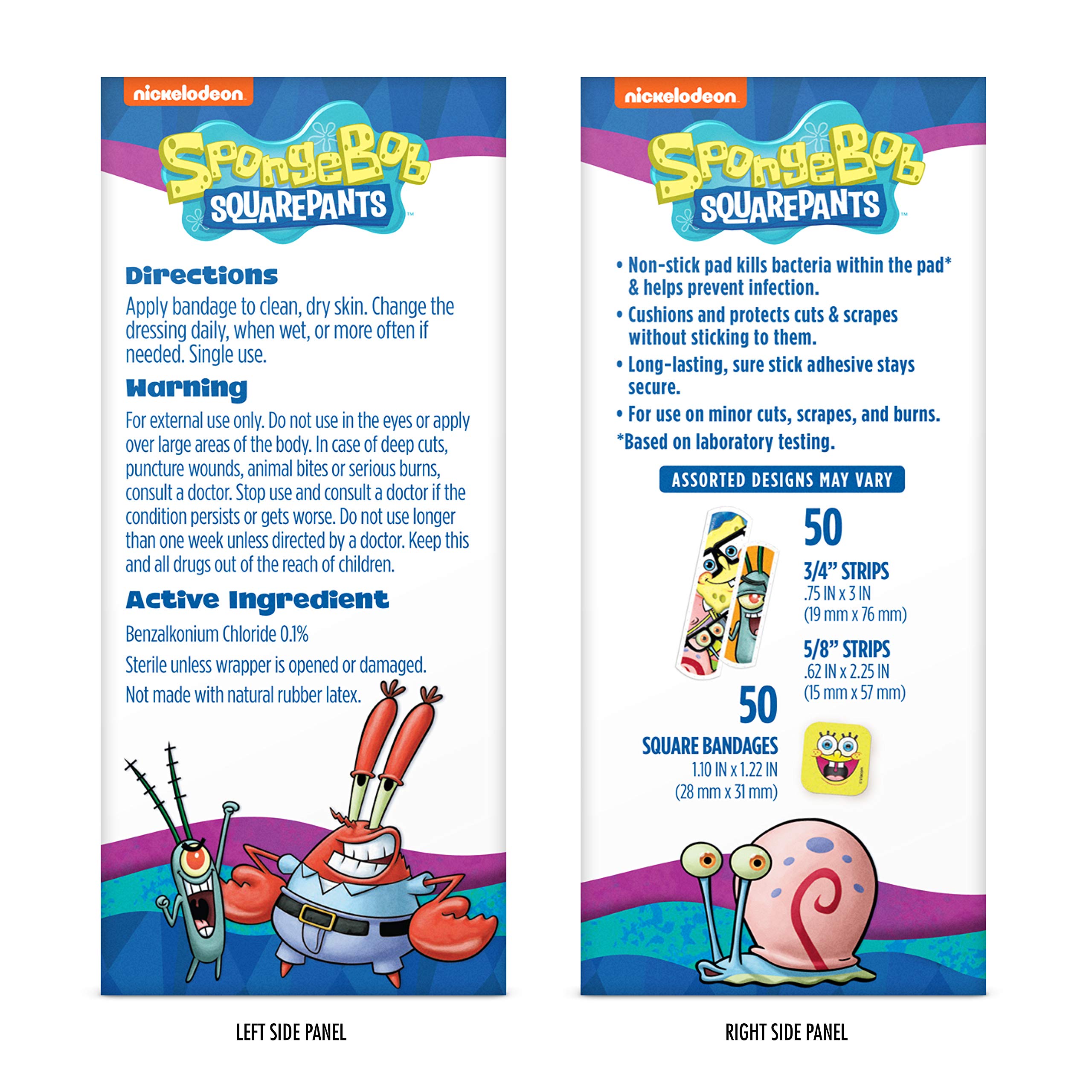 Care Band curitas-spongebob-ninos-100ct ideal para botiquín escolar