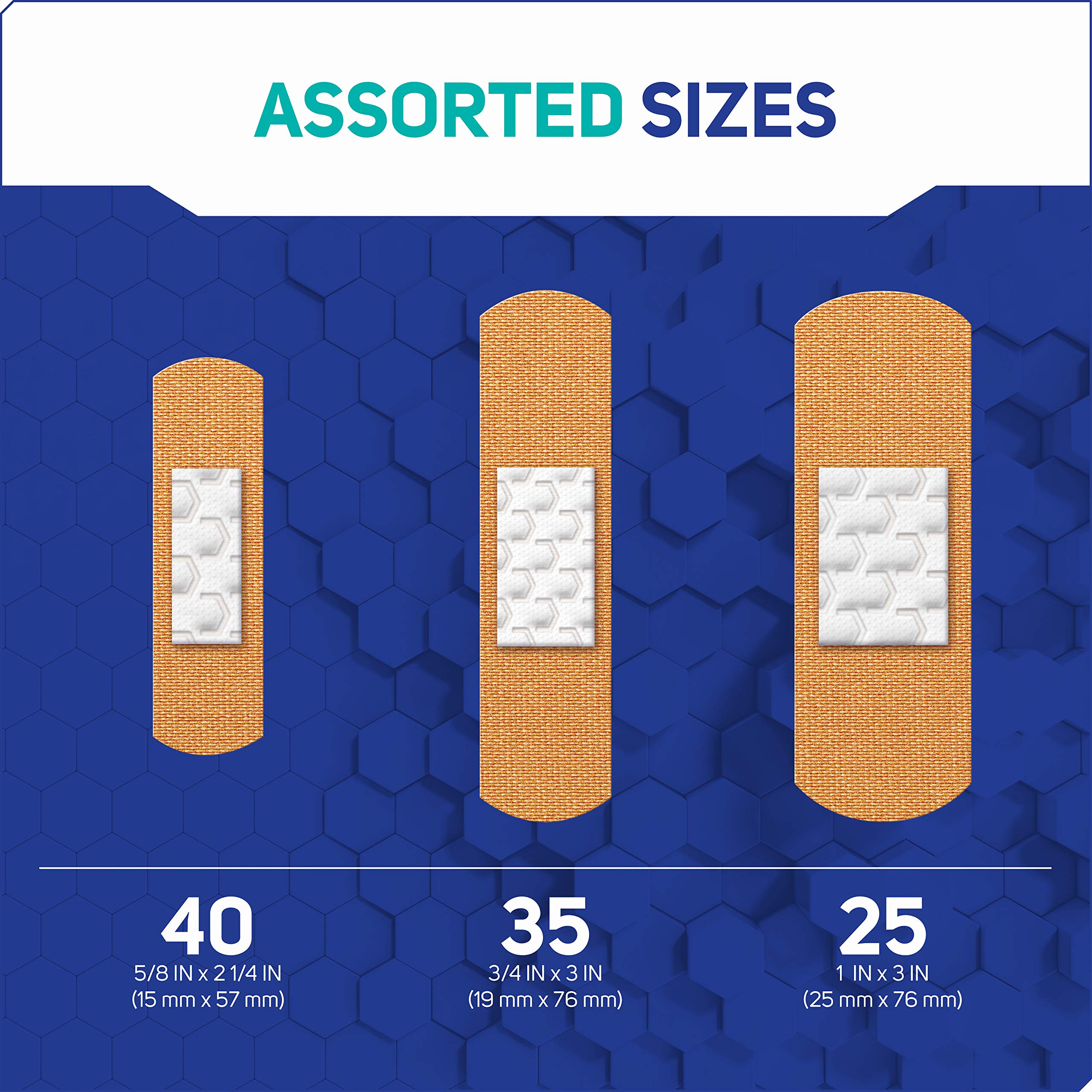 Care Science fabric bandages provide flexible breathable coverage.