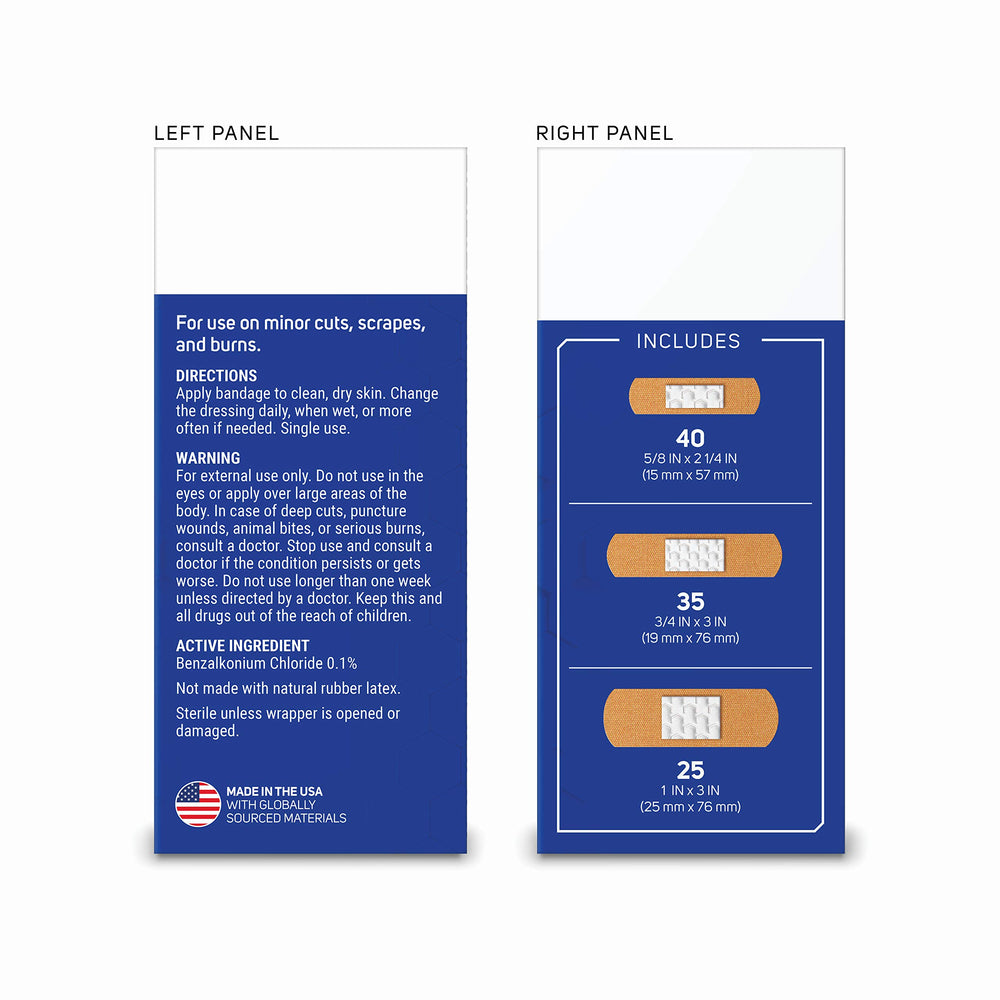 Care Science bandages for home first aid kits.