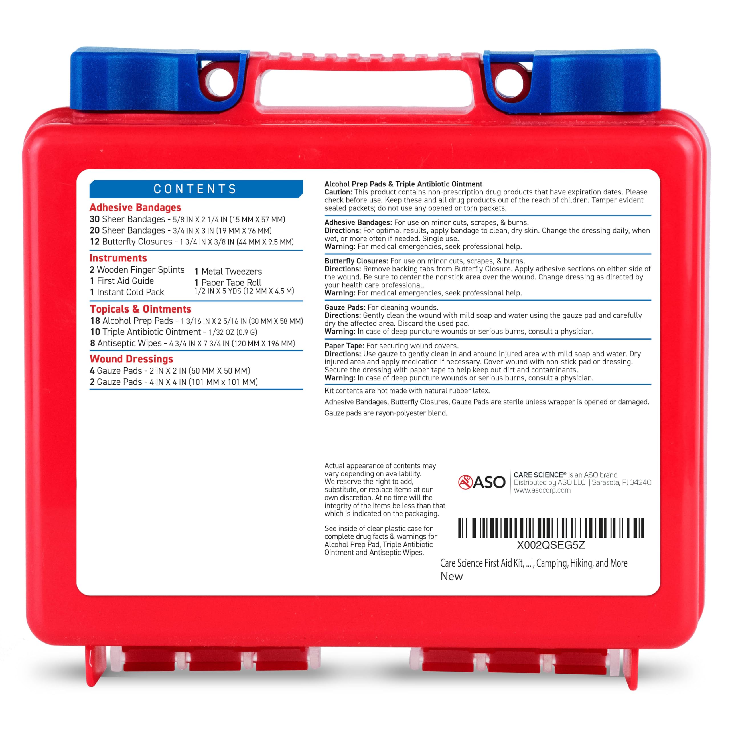 Care Science car emergency kit for road-side preparedness.