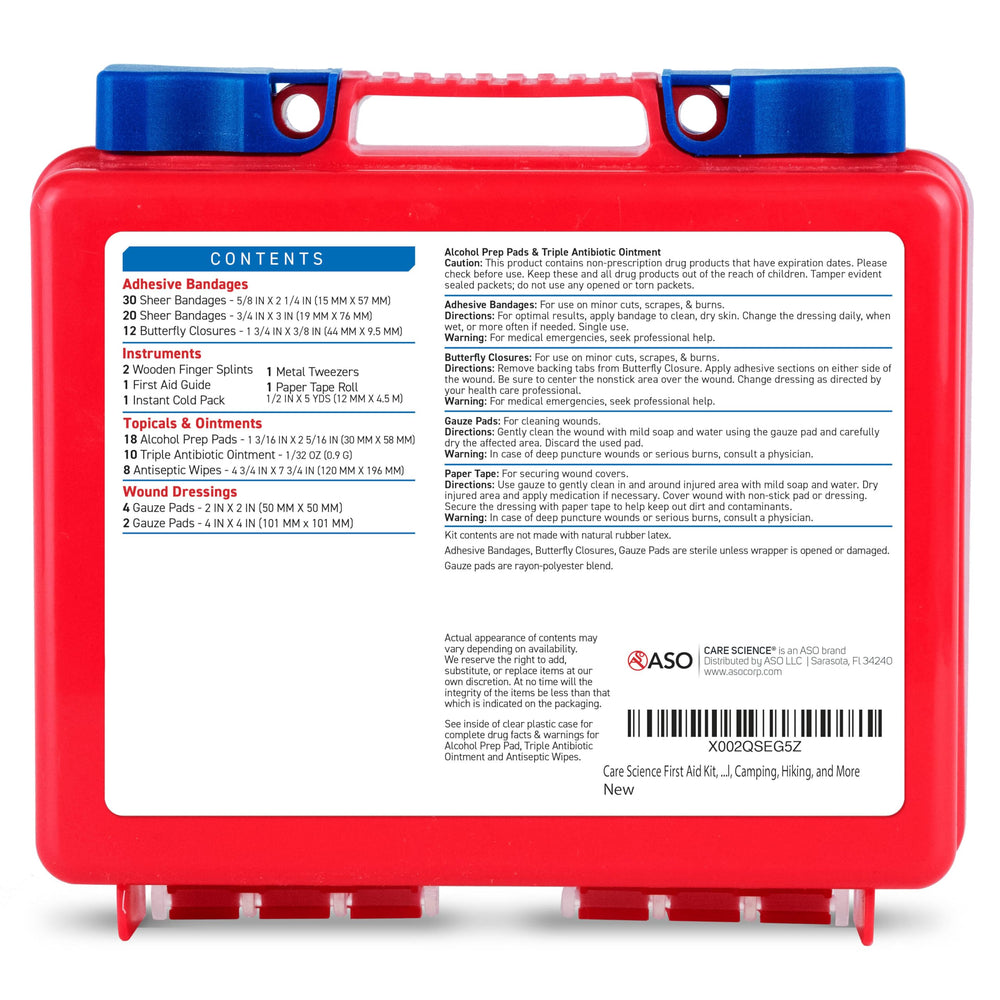 Care Science car emergency kit for road-side preparedness.
