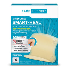 Care Science Smart Heal patch delivers large-area coverage for bigger wounds.