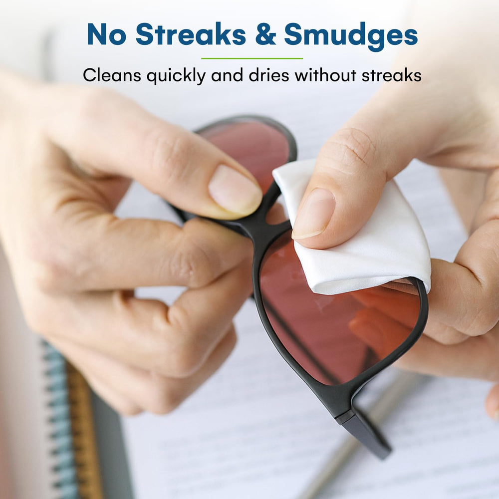 Care Touch cleaning wipes for camera lenses deliver safe, residue-free results