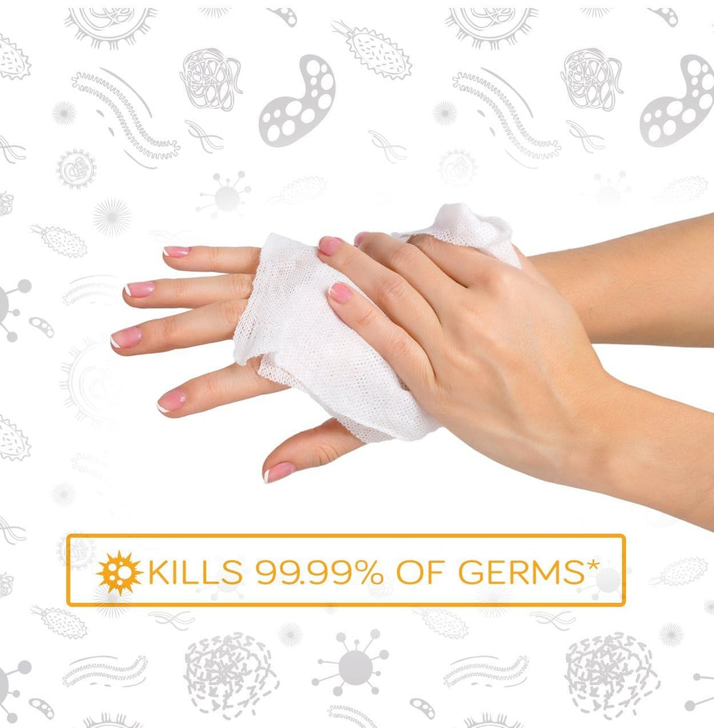 Care Touch fragrance-free wipes safe for sensitive skin and daily use.