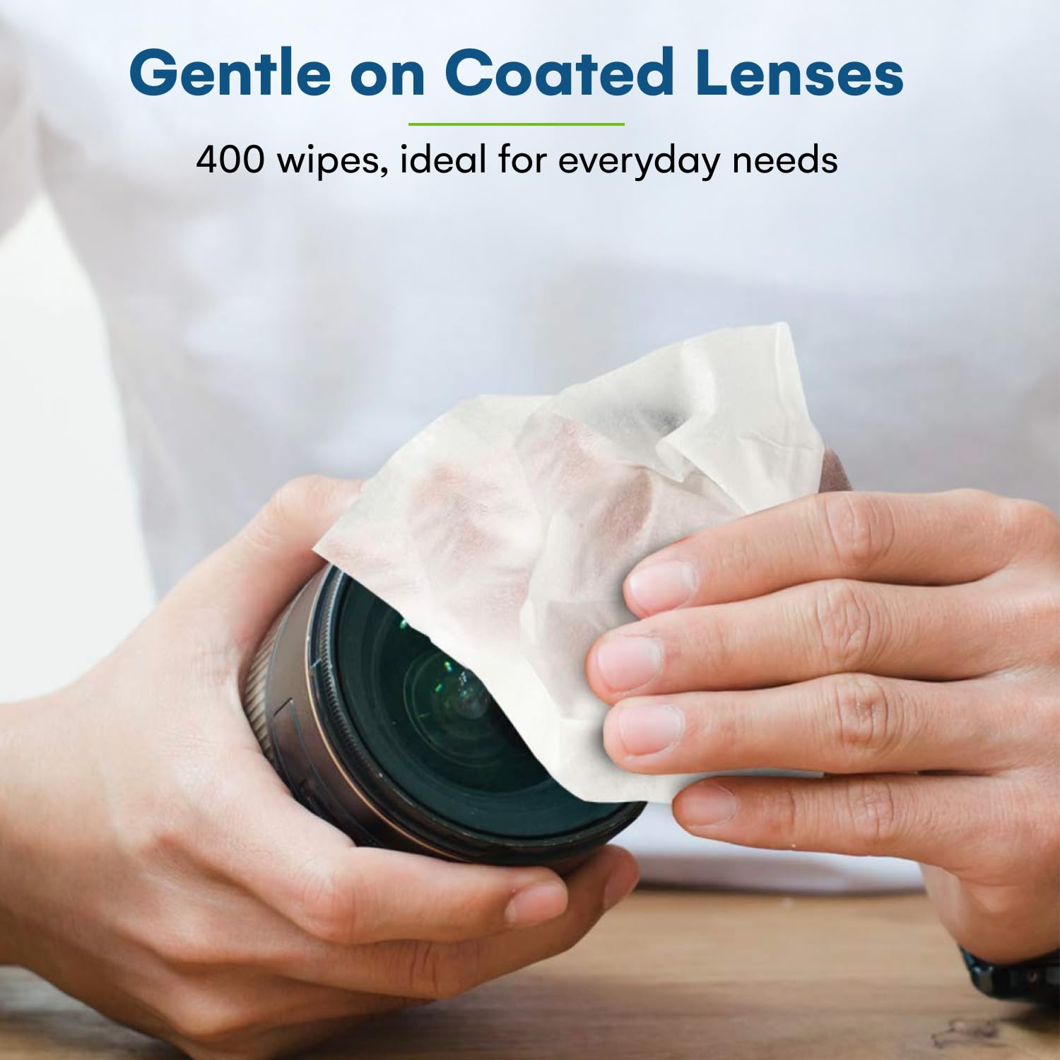 Care Touch wipes safe for coated lenses and sensitive coatings