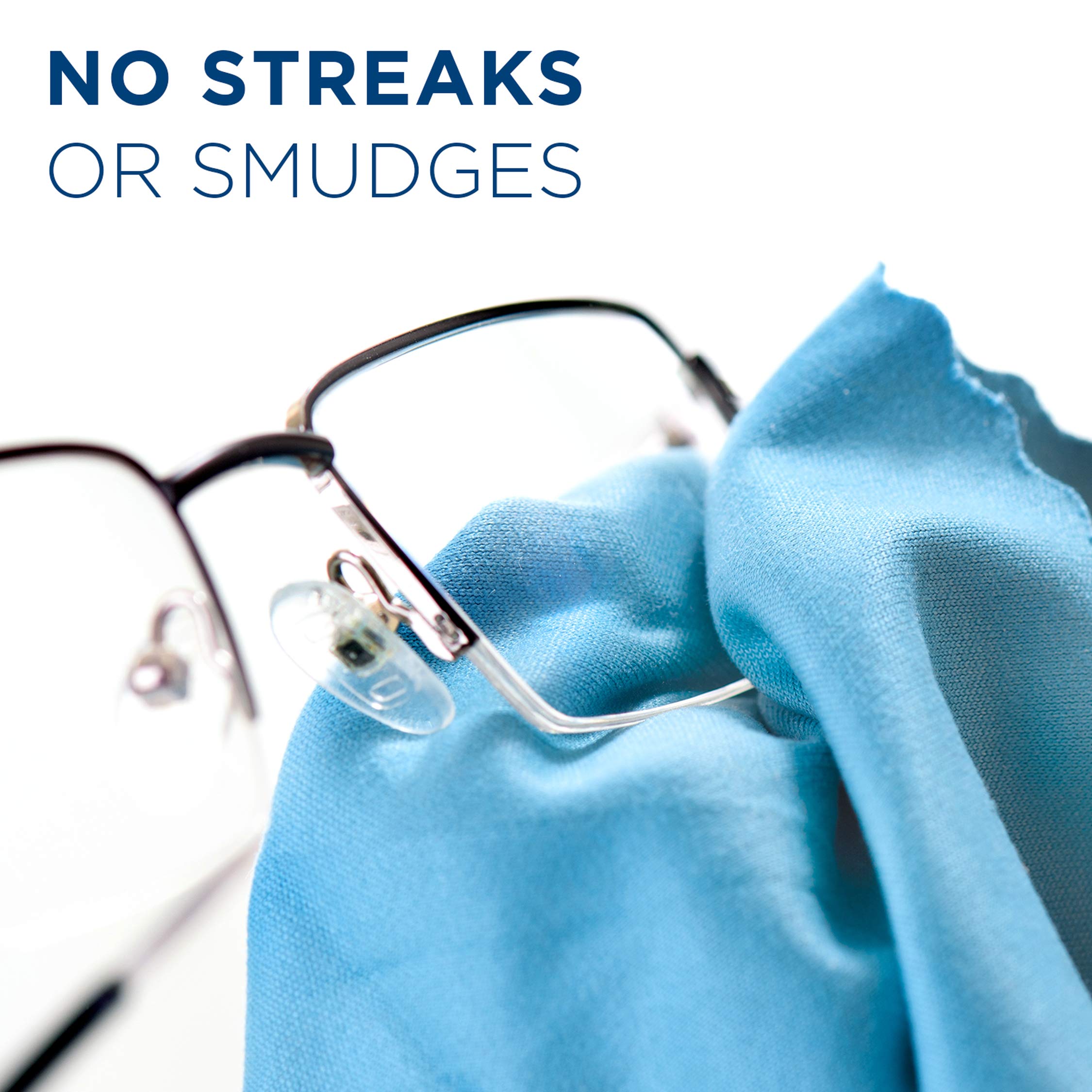 Care Touch microfiber-cloths close-up: extra-fine fibers for gentle cleaning.