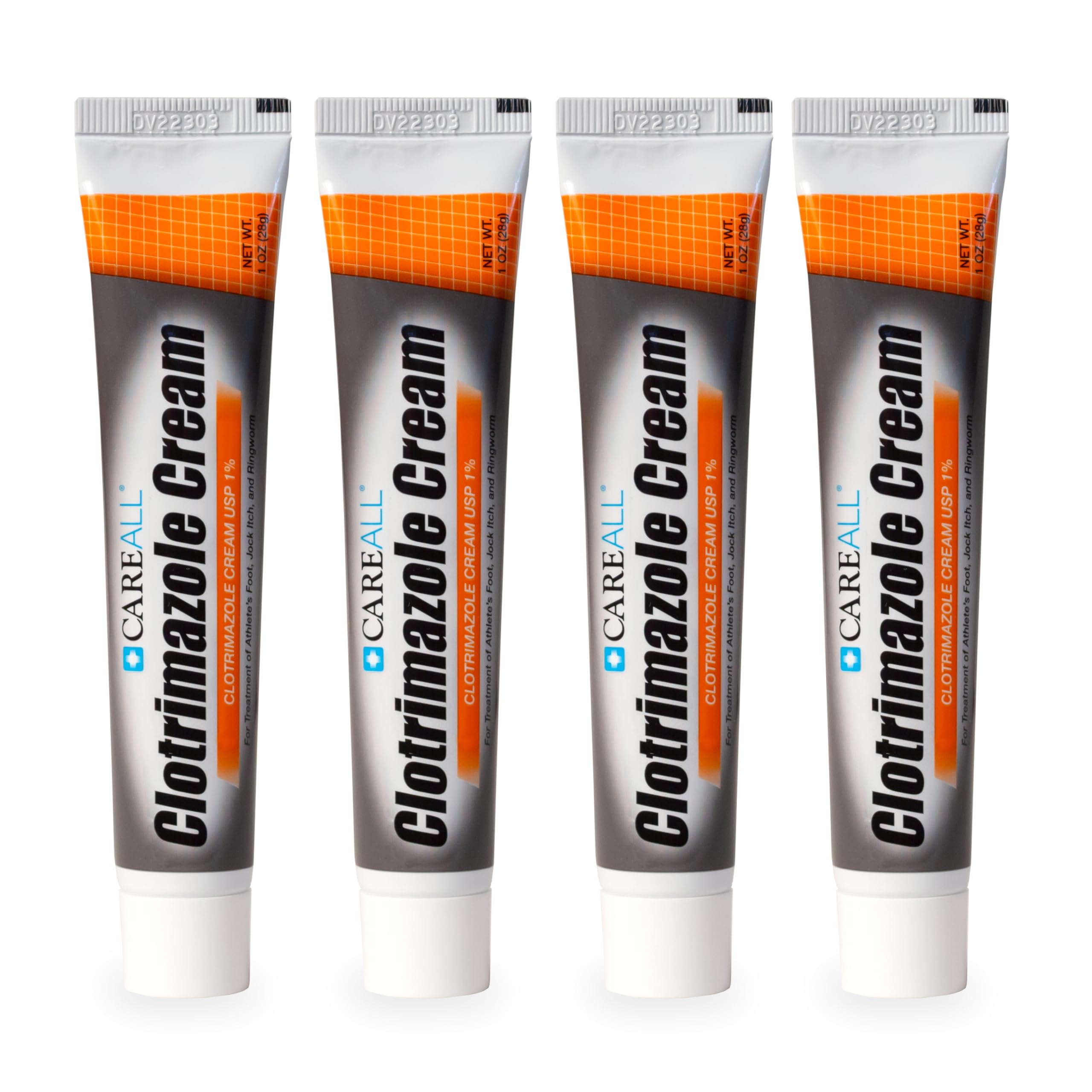 CareAll clotrimazole cream 1oz tube for targeted antifungal relief.