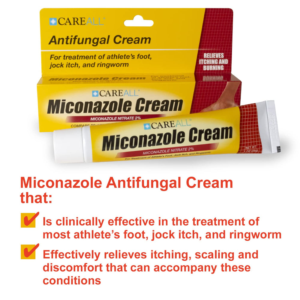 CareAll crema antifúngica en tubo con sello de seguridad
