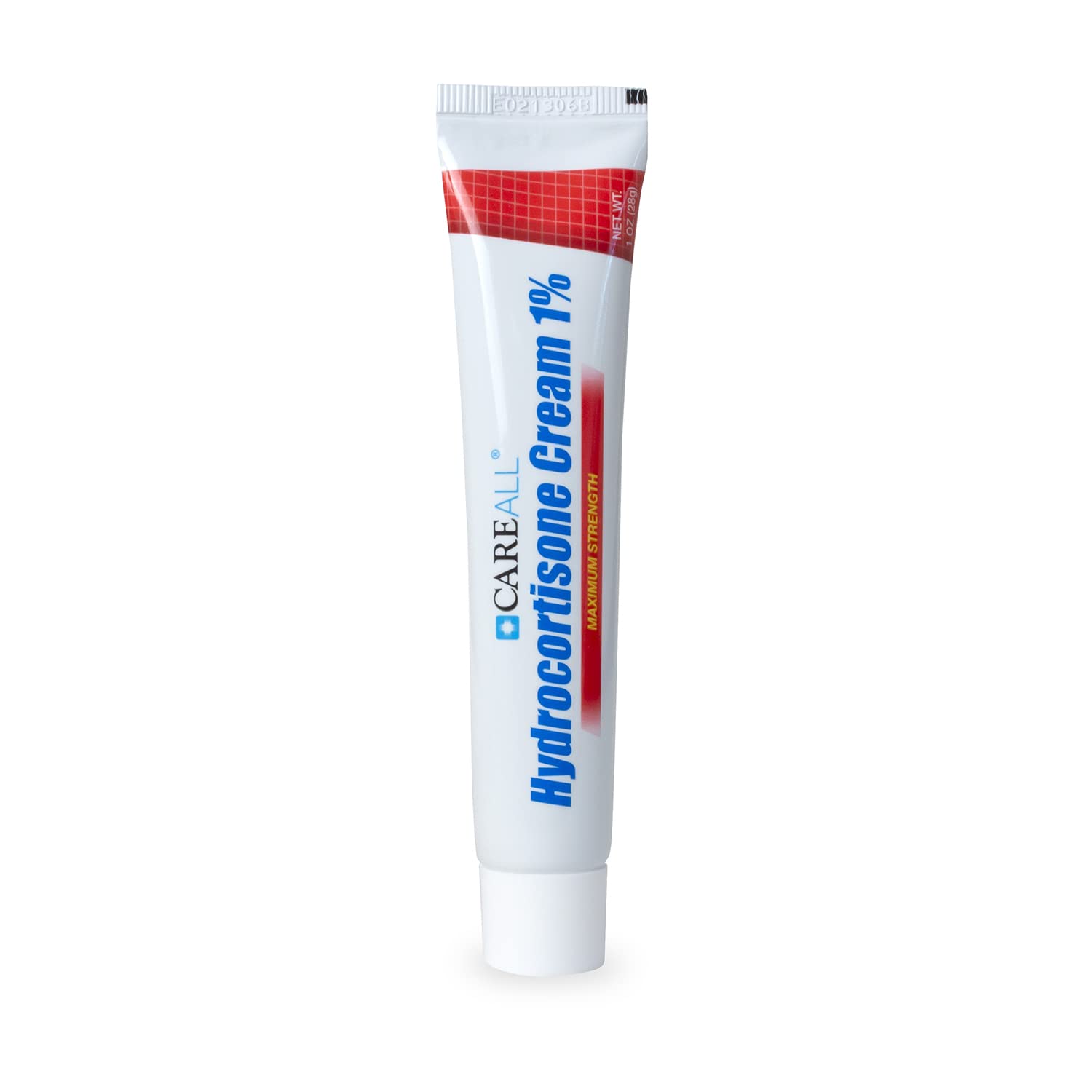 CareAll Hydrocortisone 1% tamper-evident seal visible.