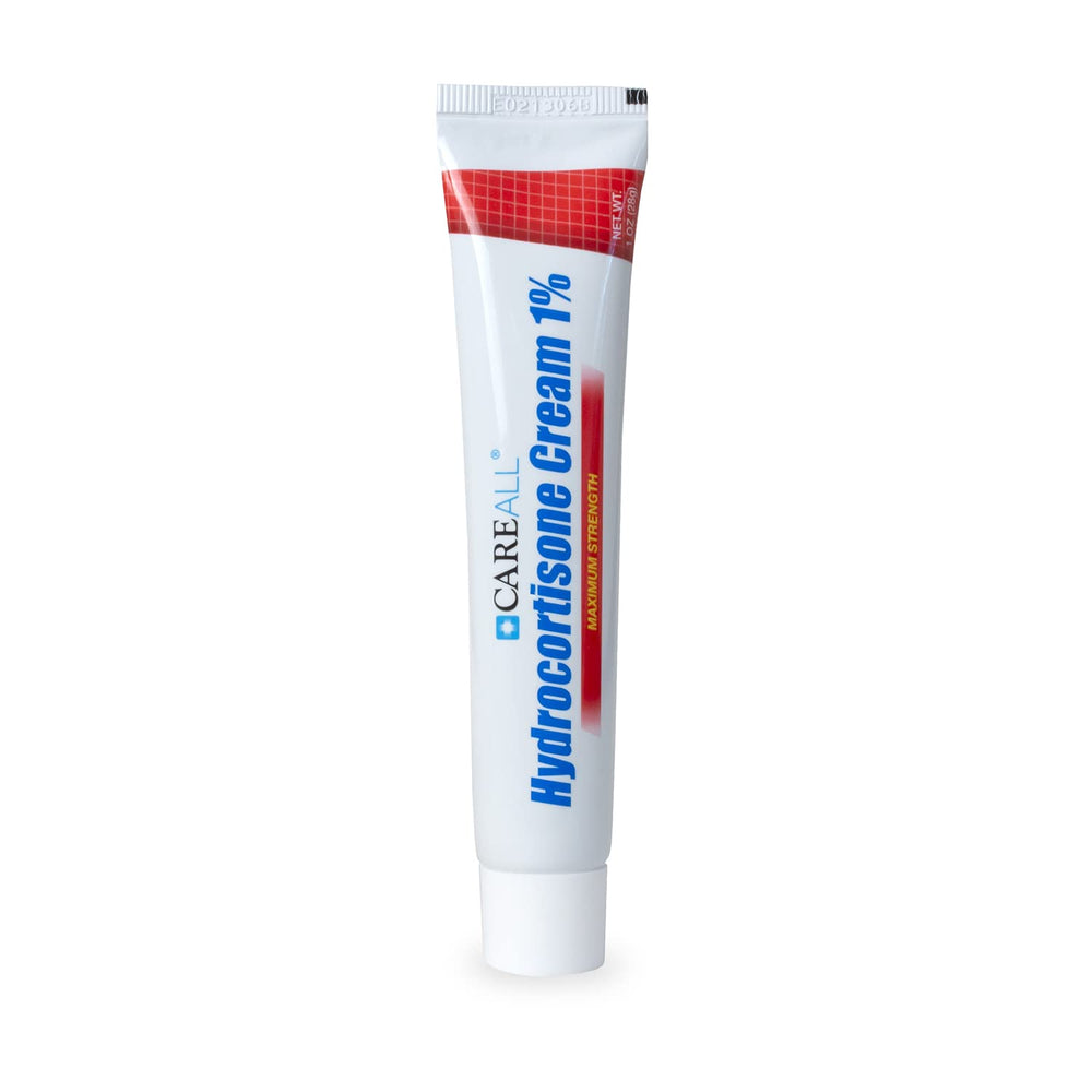 CareAll Hydrocortisone 1% tamper-evident seal visible.