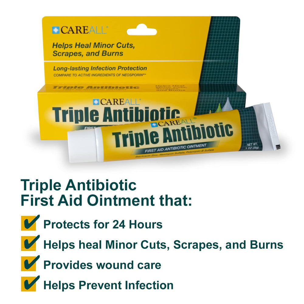 CareAll label with active ingredients information