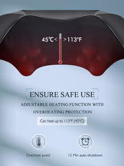 Ergonomic U-shaped design cradles the neck and shoulders for relaxed posture