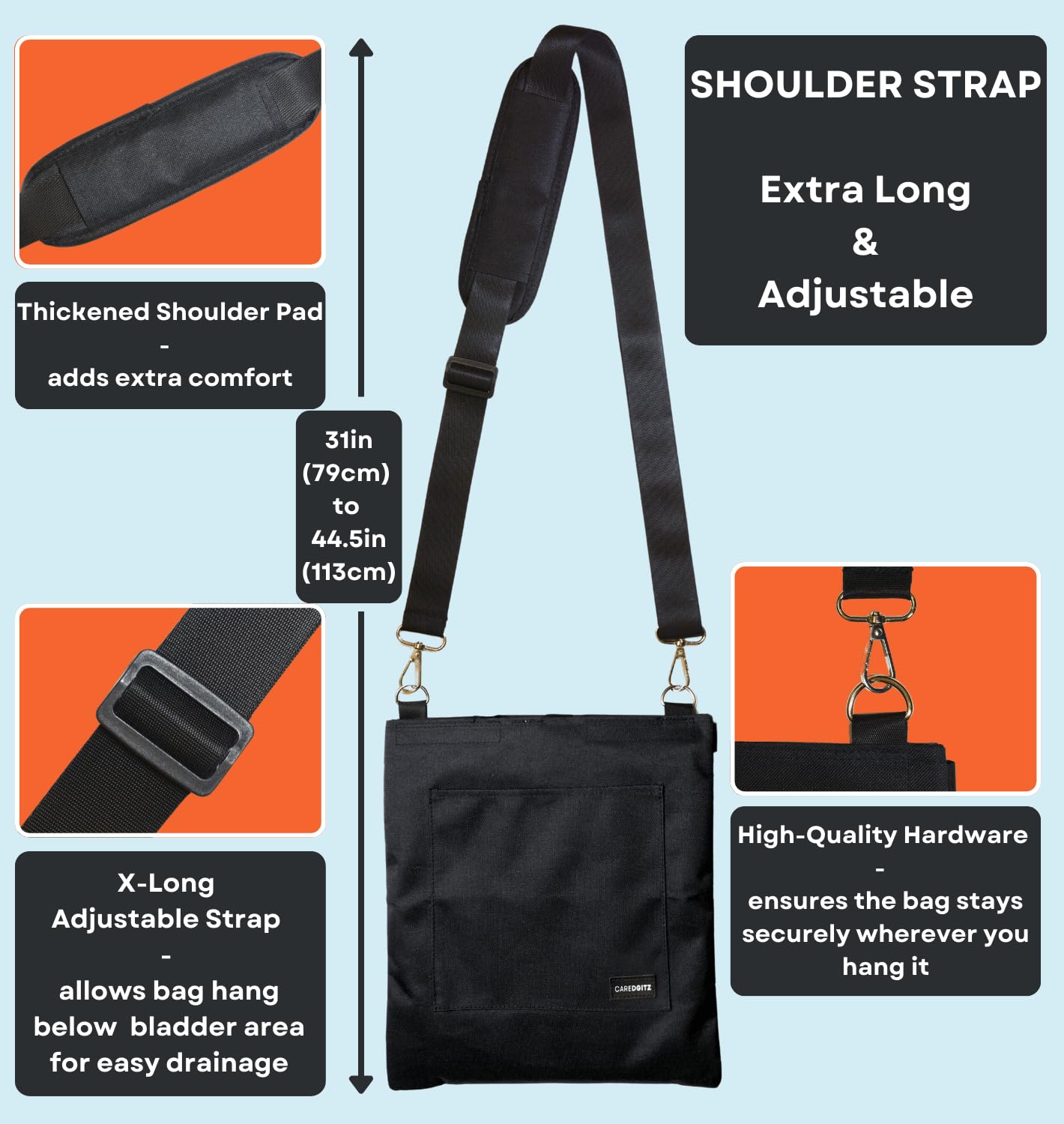 Durable oxford fabric with water resistant lining designed for daily use