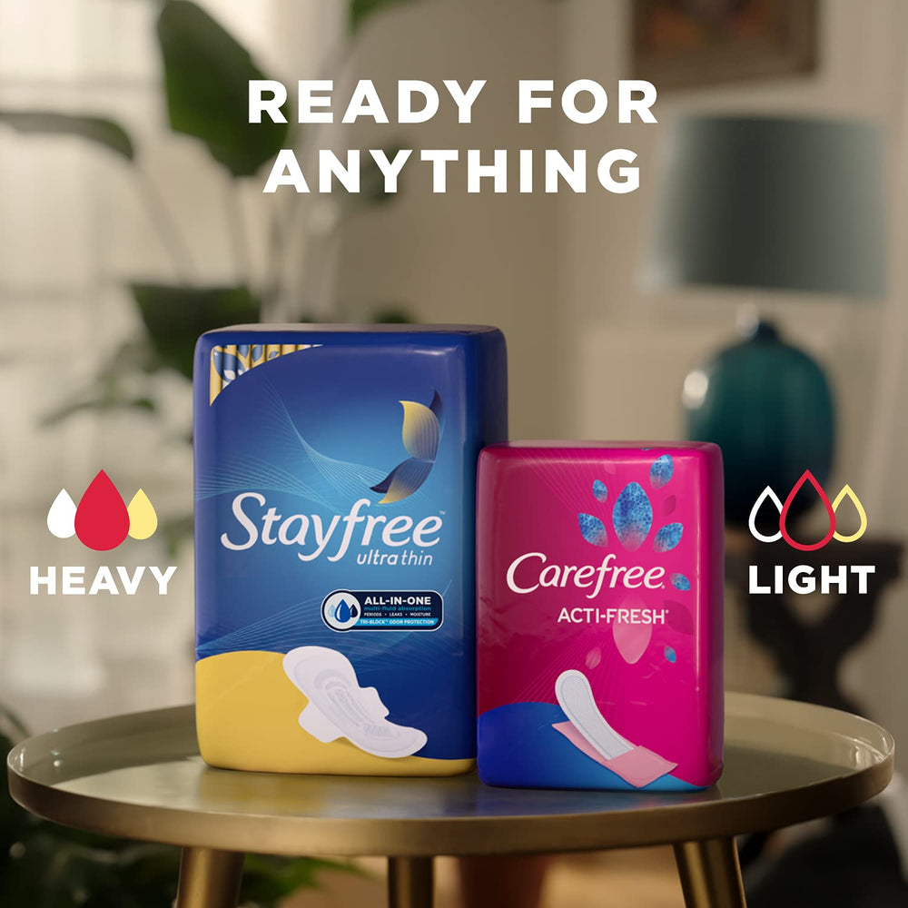 Carefree Acti-Fresh daily routine use for reliable subtle protection