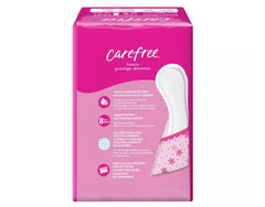 Individually wrapped Carefree Acti-Fresh regular liner for portability