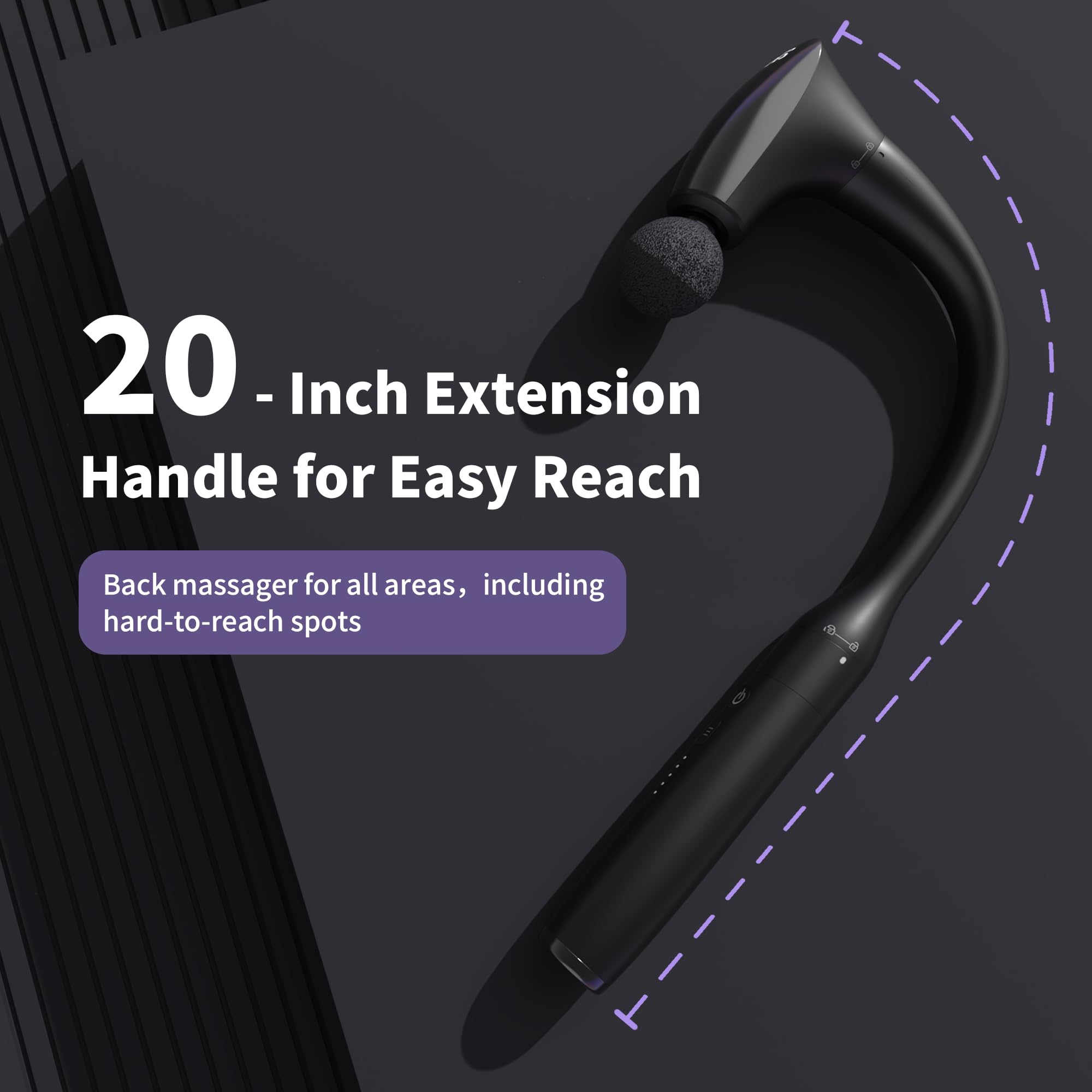 CAREKING 10mm amplitude targets deep tissue tension effectively