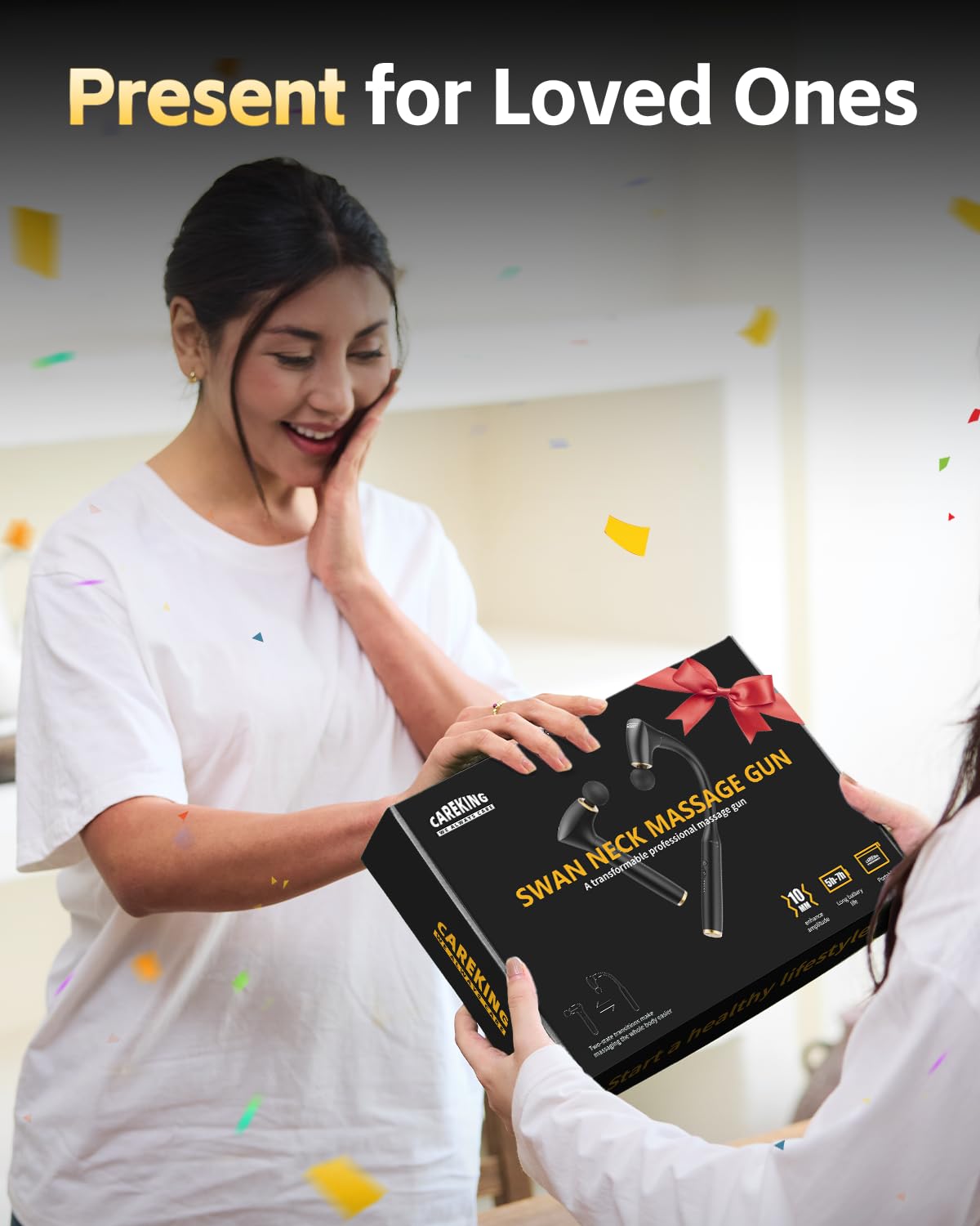 CAREGKING 2000mAh battery supports long sessions on a full charge.