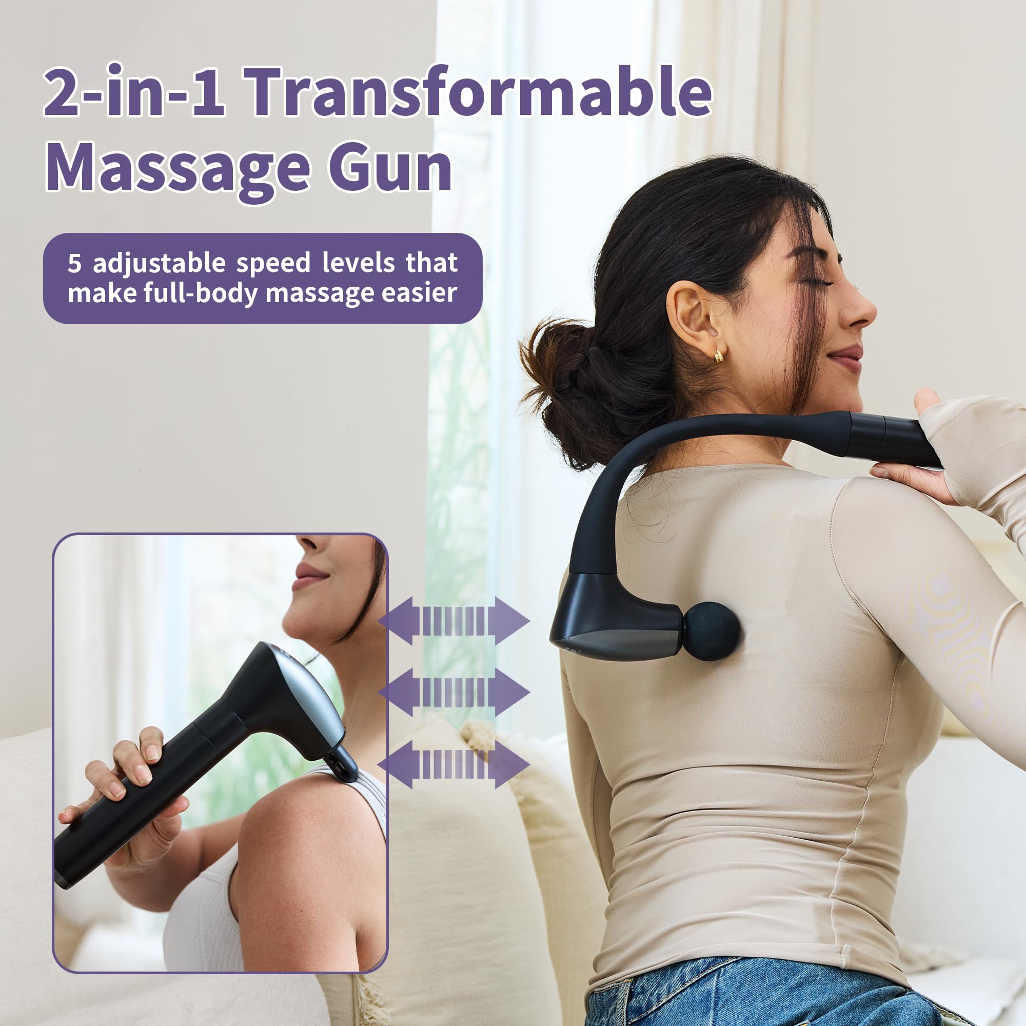 CAREKING back and neck massage setup to soothe tense muscles after workouts