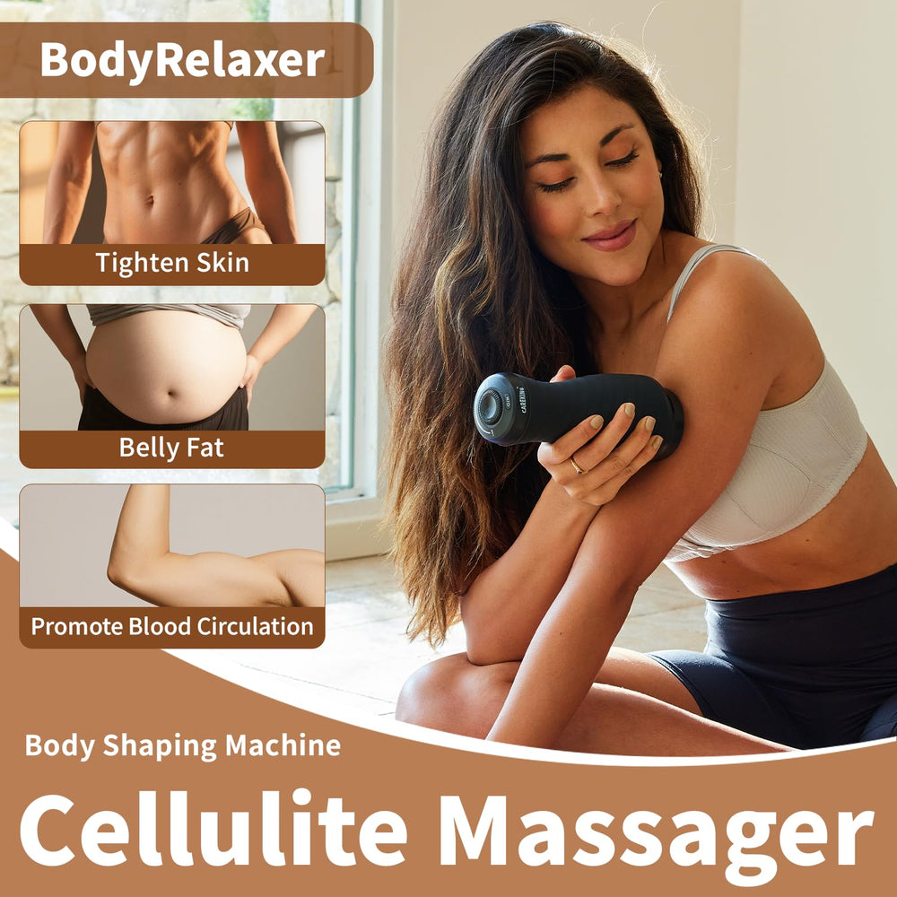 CAREKING BodyRelaxer attachment kit including roller and wave heads for targeted therapy