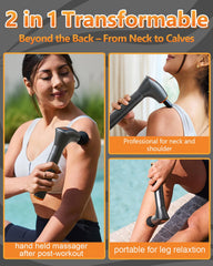 CAREKING portable-case massage gun is ready for travel and gym sessions