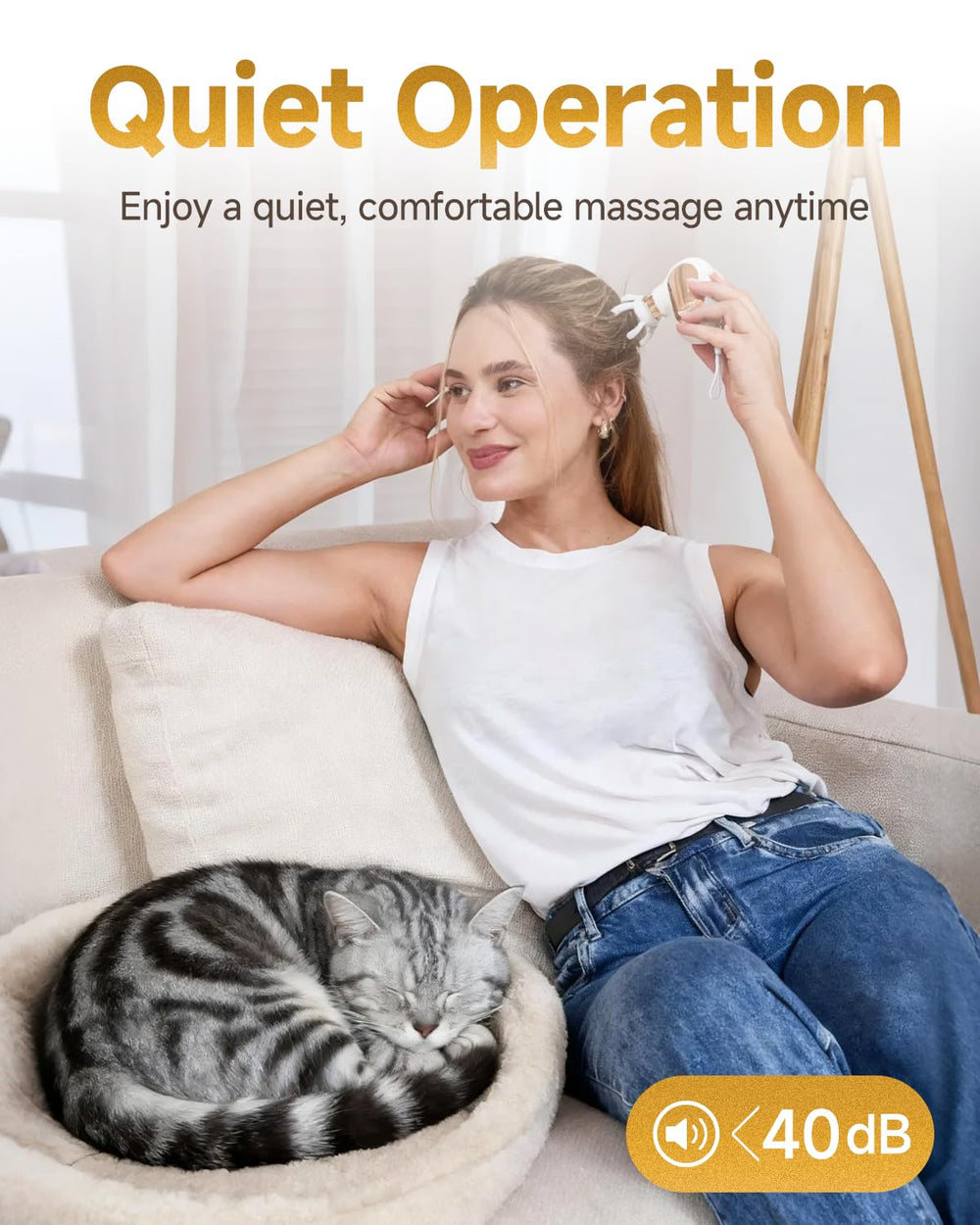 CAREKING Mini Massage Gun 5 speeds for customizable relief.